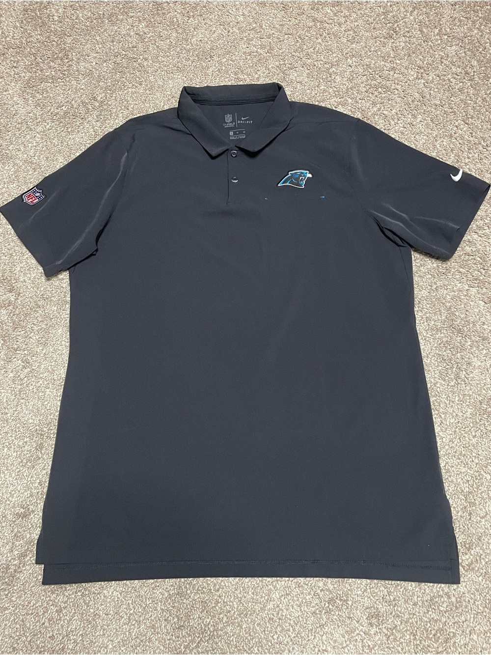 Nike NFL Panthers On Field Polo Men’s XL